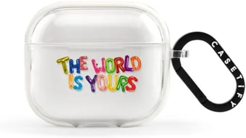 Vista 97 de CASETiFY Impact Airpods Pro (1ª/2ª) - Funda con anillo, color negro