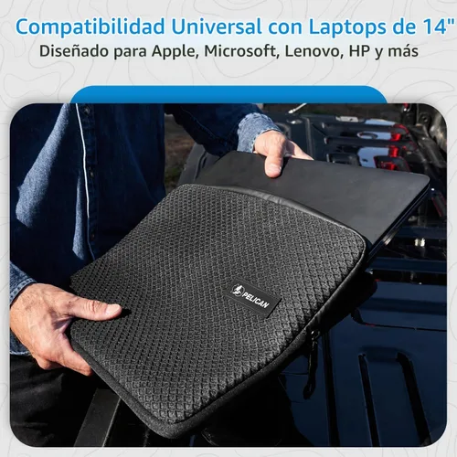 Vista 6 de Pelican Traveler - Funda para laptop con exterior acolchado (14 pulgadas)