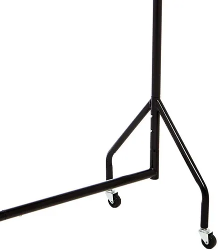 Vista 6 de Amazon Basics Perchero enrollable resistente, para ropa colgante, organizador y almacenamiento, 1,21 x 1,52 m - Negro