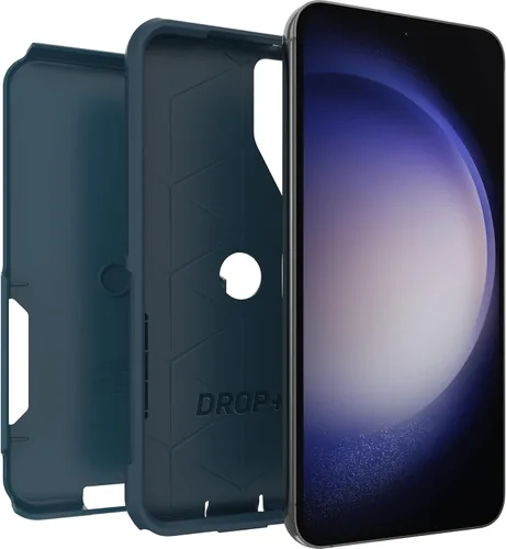 Vista 5 de OtterBox Funda para Galaxy S23+ (solamente) - Serie Commuter - Don't Be Blue, delgada y resistente, apta para bolsillo, con protección de puerto