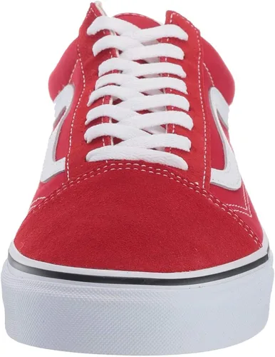 Vista 7 de Vans Tenis Old Skool para hombre, color rojo y blanco verdadero, talla 12, Rojo blanco (Racing RedTrue White)