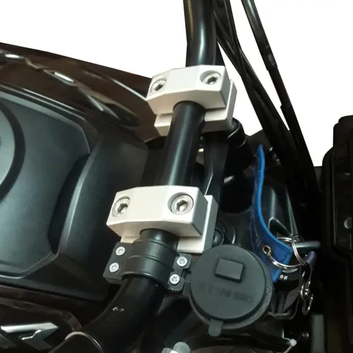 Vista 2 de GP Kompozit Elevador de manillar 0.866 in negro compatible para Bajaj Dominar 250 / Dominar 400 2017-2024 1.4 in