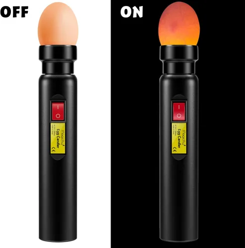 Vista 6 de Magicfly Probador de huevos recargable con luz LED fría brillante para monitorear el desarrollo de huevos, lámpara de candelabro LED