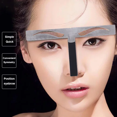 Vista 2 de Filfeel Regla de cejas, regla de extensión de equilibrio permanente profesional de cejas, regla de extensión de ceja (#1)