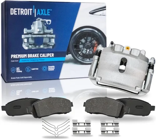 Vista 138 de Detroit Axle - Pastillas de Freno Delantero Izquierdo Reemplazo de Pinza de Disco para Ford Fusion Mazda 6 Lincoln MKZ Mercury Milan 2006-2012