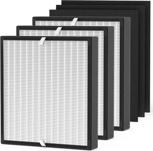 Vista 10 de Paquete de 2 filtros de repuesto BF35 compatibles con BF35 para purificador BreatheSmart Classic, 2 filtros 2 en 1 + 2 prefiltros de carbono