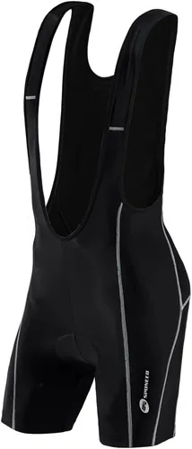 Vista 5 de sponeed Pantalones cortos de ciclismo para hombre, con relleno transpirable, UPF 50+