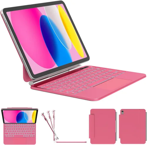 Vista 15 de Funda para teclado para iPad Air 11/Pro 11 (1-4), trackpad de Negro