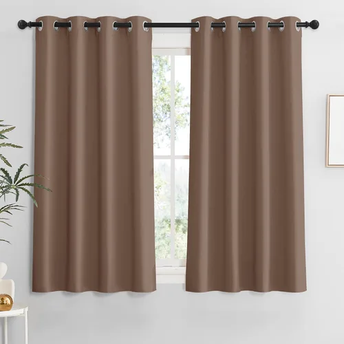 Vista 66 de RYB HOME - Cortinas para armario de 36 pulgadas, cortinas para oscurecer la habitación con ojales resistentes a la oxidación, cortinas de Aqua