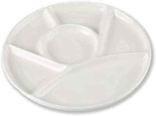 Vista 4 de Paleta de pintura para artistas de cerámica, bandeja, paleta, bandeja de mezcla de porcelana fácil de limpiar para pintura de gouache de acuarela, 6