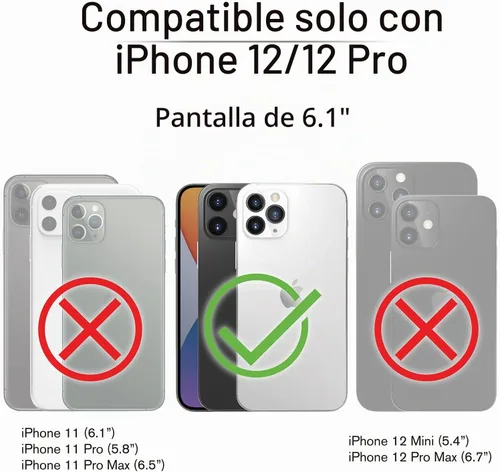 Vista 2 de VENA vArmor - Carcasa resistente para iPhone 12 / iPhone 12 Pro