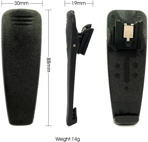 Vista 3 de Clip de cinturón para Motorola CP110 RDU2020 RDU2080D RDU4100 RDU4160D RDV2020 RDV5100 EP150 Radio portátil de dos vías RLN6307 Clip de repuesto
