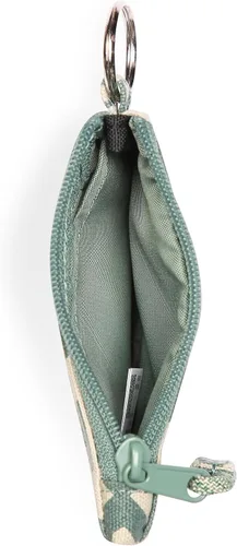 Vista 33 de KAVU Stirling Cartera delgada de lona de algodón con cremallera de doble cara