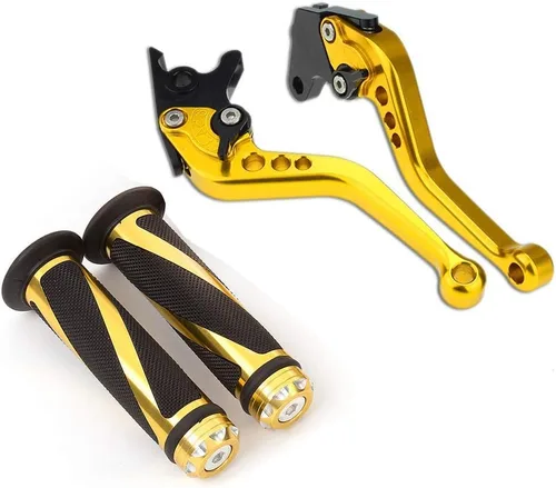 Vista 6 de Krace Juego de palancas de freno de embrague de motocicleta para Yamaha FZ6R 2009 2010 2011 2012 2013 2014 2015 2016 2017, FZ6 FAZER 2004 2005 2006