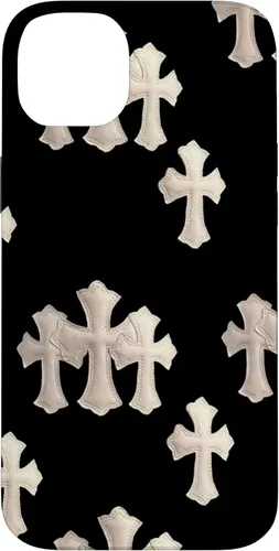Vista 15 de Funda en blanco y negro con cruces para iPhone 17