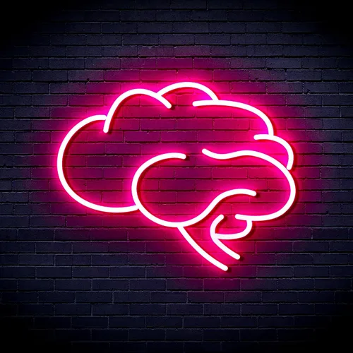 Vista 13 de AdvPro Señal de neón LED de silicona Brain Flex - Azul - st16s33-fnu0063-b