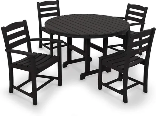 Vista 8 de POLYWOOD® La Casa Café - Juego de comedor, gris pizarra Pizarra gris
