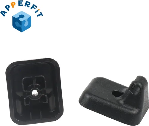 Vista 5 de Soporte de retención de clip para visera solar (negro) con tornillos para panel de parasol para lado del conductor y pasajero, AL3Z-1504132-AC