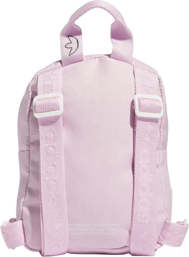 Vista 5 de adidas Originals Trefoil 2.0 Mini Mochila Pequeña Bolsa de Viaje, Orquídea Fusión Púrpura, Trefoil 2.0 Mini Mochila Pequeña Bolsa de Viaje