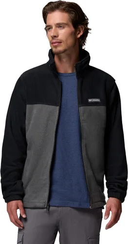 Vista 3 de Columbia Big & Tall Steens Mountain¿ Full Zip 2.0 - Chaqueta para hombre negro (Black/Grill)