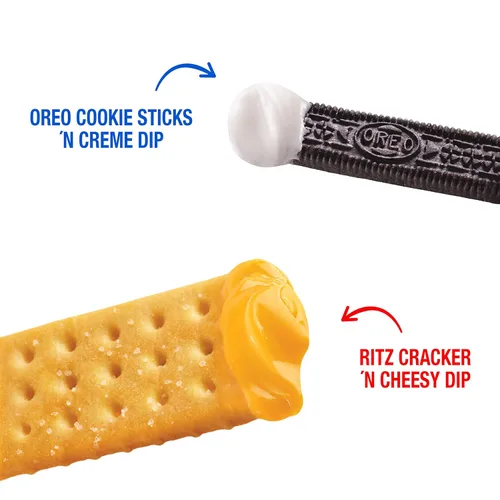 Vista 3 de Handi-Snacks OREO & RITZ Paquete variado, 30 paquetes de aperitivos (el surtido puede variar)