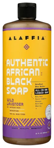 Vista 14 de Autentico jabón negro africano Alaffia, 32 onzas, 32, 1, 1
