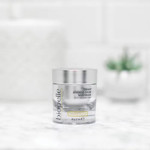 Vista 5 de Biopelle Crema hidratante facial Tensage Growth Factor Advanced con índice de biorepar SCA 6, 1 onza