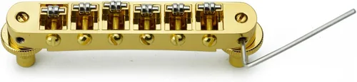 Vista 4 de Guyker Tune-O-Matic Puente de Sillín de Rodillo - Espacio de Cuerdas 10.5mm Puentes de Guitarra con Orificio de Poste 4.2mm Repuesto Compatible