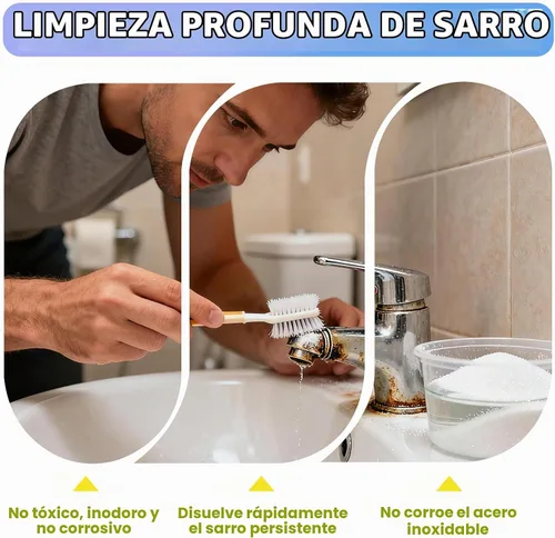 Vista 10 de Polvo de ácido cítrico, ácido cítrico para limpieza, 1 paquete, 16
