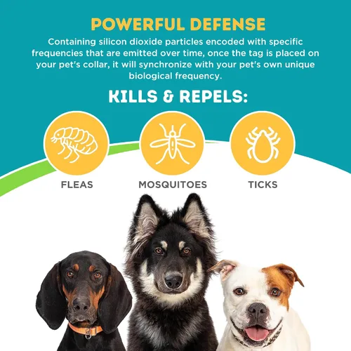Vista 4 de Sólo Naturales Pet easydefense & de pulgas Tick etiqueta, individual