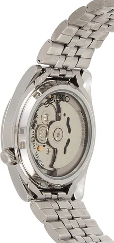 Vista 2 de SEIKO SNK355K 5 - Reloj automático de acero inoxidable con esfera plateada para hombre Blanco Reloj de cuarzo reloj automático