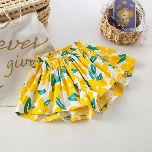 Vista 3 de Deerhobbes Design your own Conjuntos cortos para niñas, conjuntos de ropa de verano modernos y cómodos, conjuntos de ropa de moda para niñas, 4