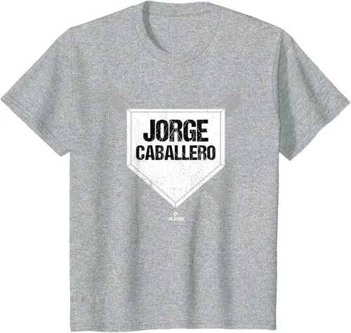 Vista 8 de Homeplate Gameday Jorge Caballero Prospect Baseball Fan Gear Camiseta, Negro