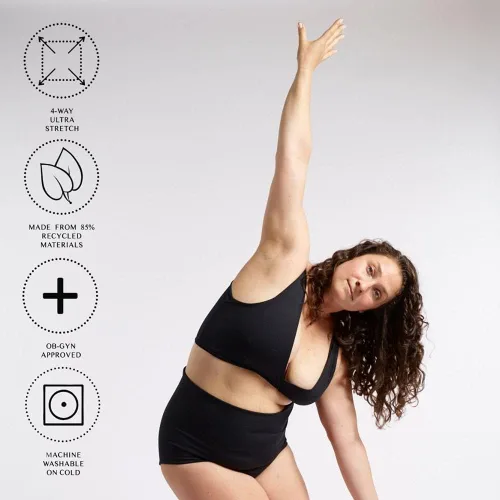 Vista 9 de Nyssa FourthWear Postpartum Bralette, FSAHSA Eligible, Pocketed Dual-Layer Design to Hold IceHeat Relief