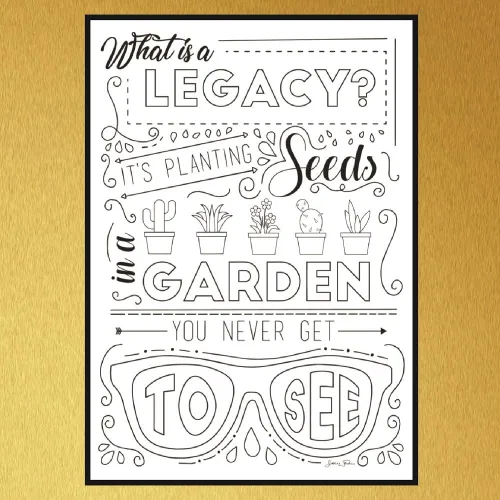 Vista 3 de Coloring Broadway - Páginas para colorear inspiradas en Hamilton (juego de 4), colección Legacy, mercancía musical de Hamilton, impresas