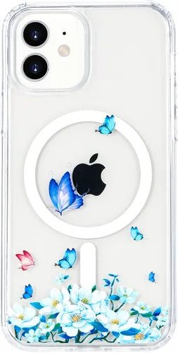 Vista 74 de Funda para iPhone 11, funda magnética con función atril [protección de grado militar] y [compatible con MagSafe], funda protectora delgada