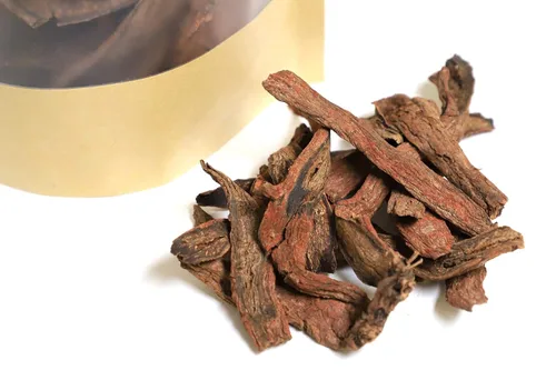Vista 2 de NUEVO EMBALAJE Salvia Miltiorrhiza Raíces de salvia roja Dan Shen Danshen 4 oz.