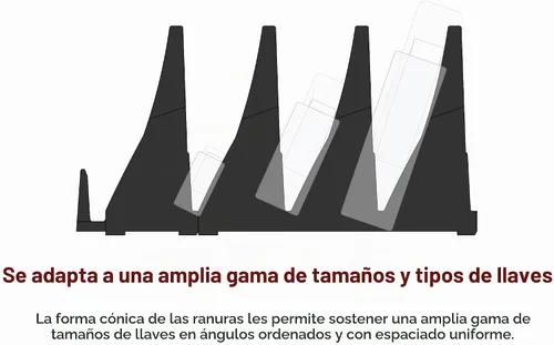 Vista 3 de TEKTON Juego de organizador de llaves modulares de 80 herramientas (negro) OTM92180 Fabricado en Estados Unidos