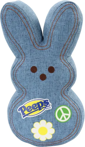 Vista 35 de Animal Adventure Peeps 4" Juguete de peluche de conejo Palm Pet coleccionable Azul