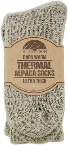 Vista 20 de Darn Warm - Calcetines de alpaca antiolor - La mejor solución natural para pies fríos - Perfecto para actividades al aire libre