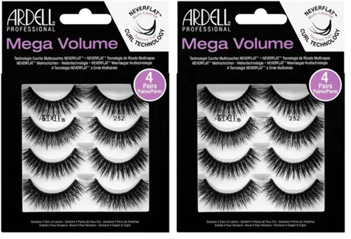 Vista 4 de Ardell Mega Volume Lash 252-4 pares 252 negro