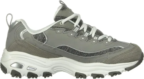 Vista 6 de Skechers D'Lites - Tenis de espuma viscoelástica con cordones para mujer