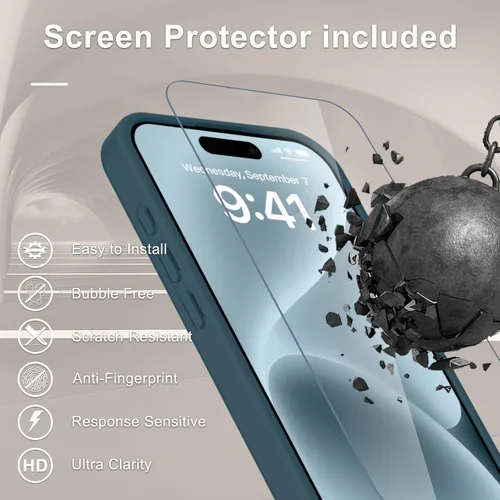 Vista 1290 de Funda para Google Pixel 10 Pro XL, cubierta magnética mate, color negro Fit for MagSafe, Screen Protector included, Shockproof Military Grade