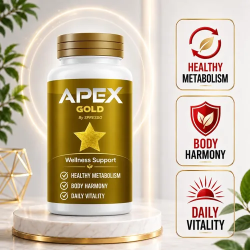Vista 4 de (1 paquete) Apex Gold, suplemento oficial para el bienestar (60 cápsulas)