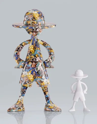 Vista 8 de TAMASHII NATIONS - Una pieza - Luffy Artcanvas -20 Aniversario- Estatua Coleccionable 1/8