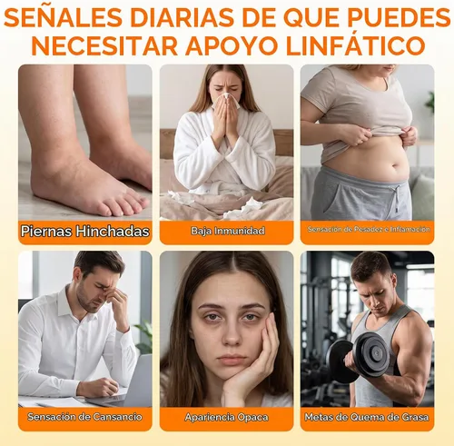 Vista 2 de Gotas de drenaje linfático 27 en 1, equilibrio de líquidos y desinflado