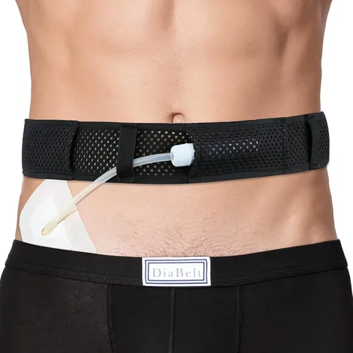 Vista 8 de Cinturón de malla transpirable PD para catéter de diálisis peritoneal, suministros de accesorios de transferencia suave, cinturón protector