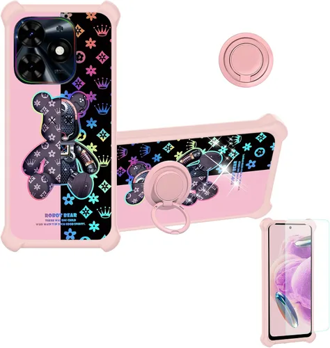Vista 19 de jioeuinly Funda para Tecno Spark Go 2025 Compatible con Tecno Spark Go 1 / GO 1S / Pop 9 4G Funda de Teléfono Cubierta