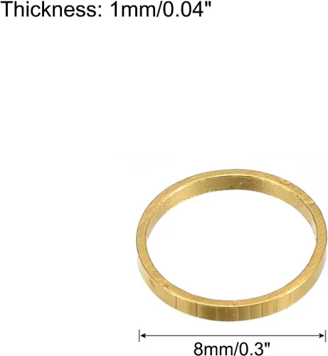 Vista 2 de MECCANIXITY Aretes redondos con cuentas, anillos de eslabones circulares para hacer joyas