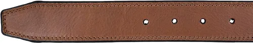 Vista 4 de Lucky Brand Cinturón de cuero cosido para hombre Clásico Casual Vestido Todos los días Western Hebilla de metal